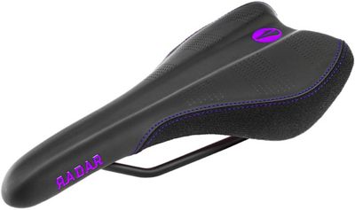 SDG Radar MTN Cro-Mo Saddle - Black-Purple - 138mm Wide, Black-Purple