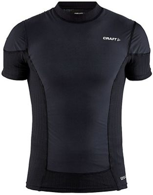 Craft Active Extreme X Wind SS Baselayer - Black-Granite - S}, Black-Granite