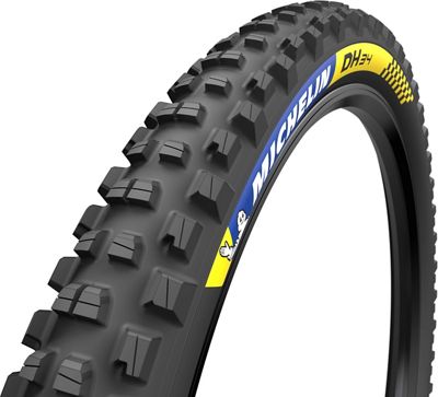 Michelin DH 34 Tubeless Ready MTB Tyre - Black - Wire Bead, Black