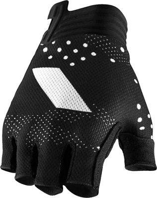 100% Exceeda Gel Womens Short Finger Glove  - Nero, Nero