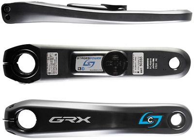 Stages Cycling Power Meter G3 L (GRX R8100) - Black, Black