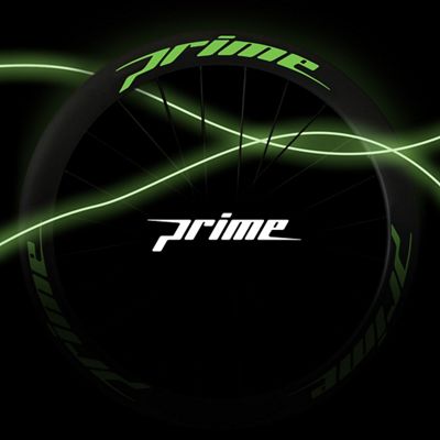Prime RR-50 V3 Road Wheel Sticker Pack - Green - Pack of 6}, Green