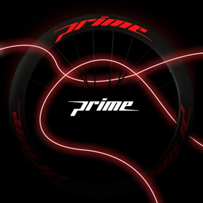 Prime RR-50 V3 Road Wheel Sticker Pack - Red - Pack of 6}, Red