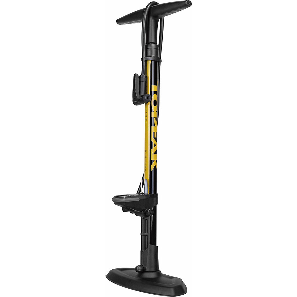 Topeak Joe Blow Sport Digital Track Pump - Jaune, Jaune