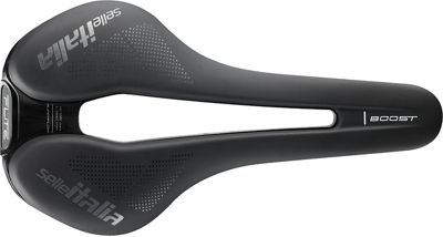 Selle Italia Flite Boost TM Superflow Bike Saddle - Black - S3 - 135mm Wide, Black