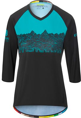 Giro Women's Studio EWS Roust 3-4 MTB Jersey 2020 - Black EWS, Black EWS