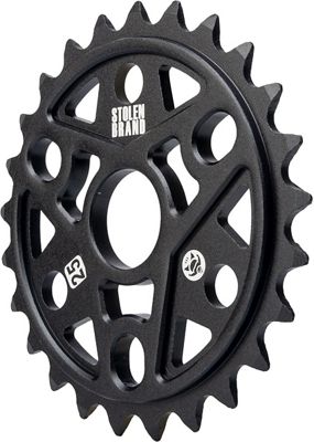 Stolen Sumo III BMX Sprocket With Guard - Black - 25t, Black
