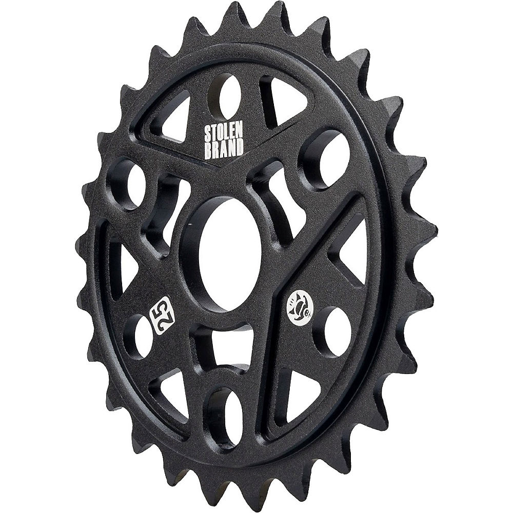 Stolen Sumo III BMX Sprocket W-Thermalite Guard - Noir - 25t, Noir