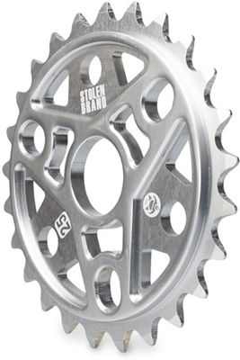 Stolen Sumo III BMX Sprocket With Guard - Polished - 25t}, Polished