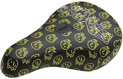 Stranger Smiley Fat Pivotal BMX Seat - nero, nero