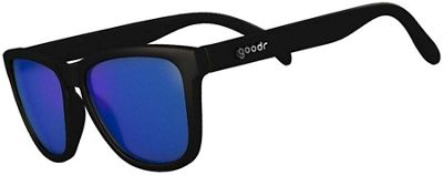 Goodr OG's Insomniacs Cataracts Sunglasses - Black w- Blue Lens, Black w- Blue Lens