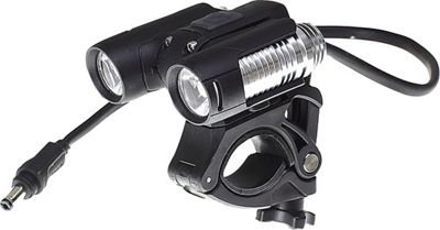 Moon ADJ 1300 Rechargeable Front Light - nero, nero