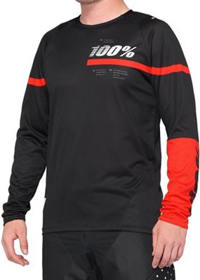 100% R-Core Jersey  - Nero/Rosso - XL, Nero/Rosso