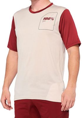 100% Ridecamp Jersey  - Sand-Maroon, Sand-Maroon