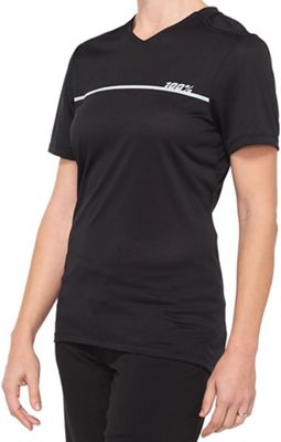 100% Women's Ridecamp Jersey SS20 - Black-Grey - M}, Black-Grey