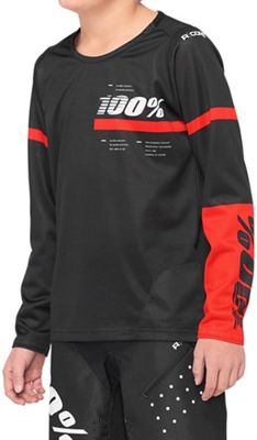 100% R-Core Youth Jersey  - Nero/Rosso - L, Nero/Rosso