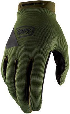 100% Ridecamp Gloves - Green, Green