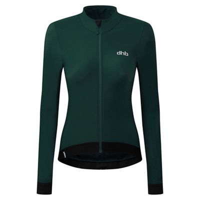 dhb Aeron Womens Thermal Jersey - Green - UK 16}, Green