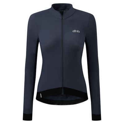 dhb Aeron Womens Thermal Jersey - Navy - UK 10}, Navy