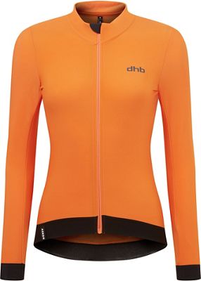 dhb Aeron Womens Thermal Jersey - Orange - UK 10}, Orange