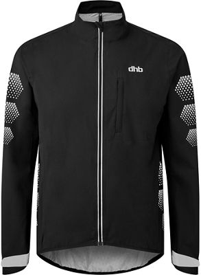 dhb Flashlight Waterproof Jacket - Black - L}, Black