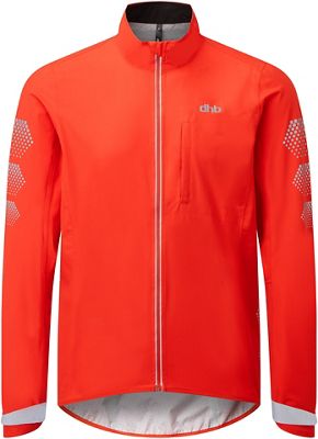 dhb Flashlight Waterproof Jacket - Grenadine - XL}, Grenadine