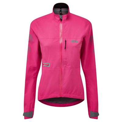 dhb Flashlight Womens Spectrum Jacket - Pink Glow - UK 16}, Pink Glow