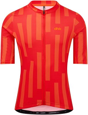 Maglia maniche corte dhb Classic Segment  - Red-Orange - XL, Red-Orange