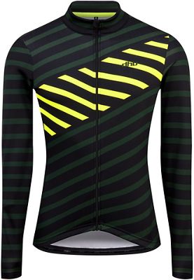 Maglia maniche lunghe dhb Classic Pace  - Black-Khaki, Black-Khaki