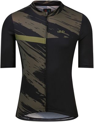 Maglia maniche corte dhb Blok Swipe  - nero -cachi - XS, nero -cachi