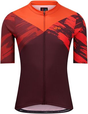 Maglia maniche corte dhb Blok Stencil  - Red - Dark Red, Red - Dark Red