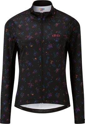 dhb MODA Women's Thermal Softshell - Botanic  - Nero/Misto - UK 14, Nero/Misto