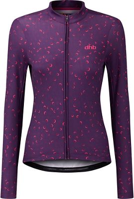 dhb MODA Women's Long Sleeve Jersey - Aster AW20 - Purple - UK 8}, Purple