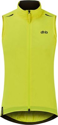 dhb Aeron Womens Packable Gilet - Fluro Yellow - UK 8}, Fluro Yellow