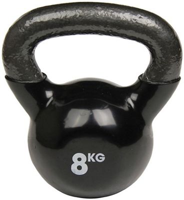 Fitness-Mad Kettebell (8kg) - Noir, Noir