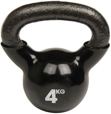 Fitness-Mad Kettlebell (4kg) - Noir, Noir