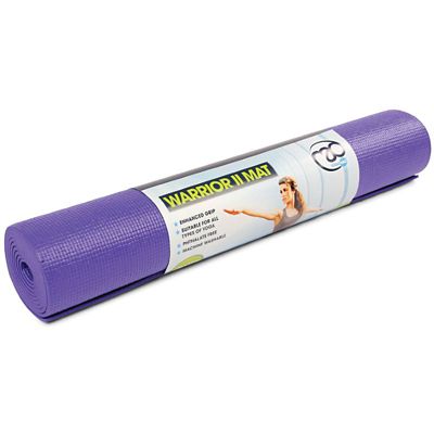 Fitness-Mad Warrior Yoga Mat (4mm) - Purple, Purple