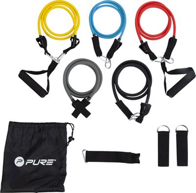 Pure2Improve Exercise Tube Set - Multi Colour, Multi Colour