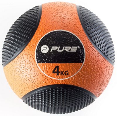 Pure2Improve Medicine Ball (4kg) - Orange - Noir, Orange - Noir