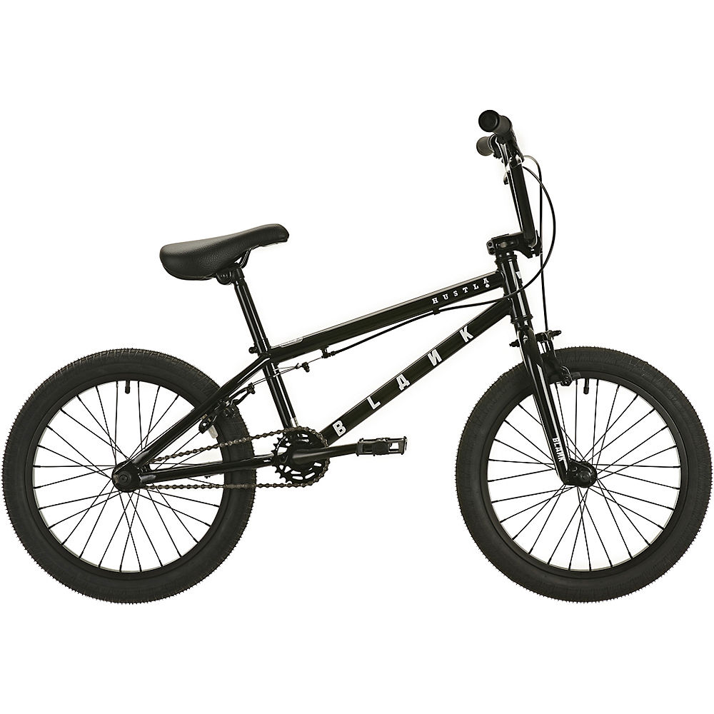 Bicicleta BMX Blank Hustla - Negro brillante} - 18
