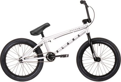 Blank Hustla BMX Bike - Argent - 18, Argent