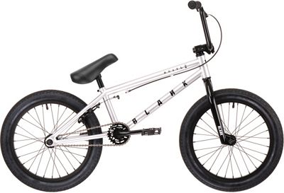 Blank Hustla BMX Bike - Silver - 18", Silver