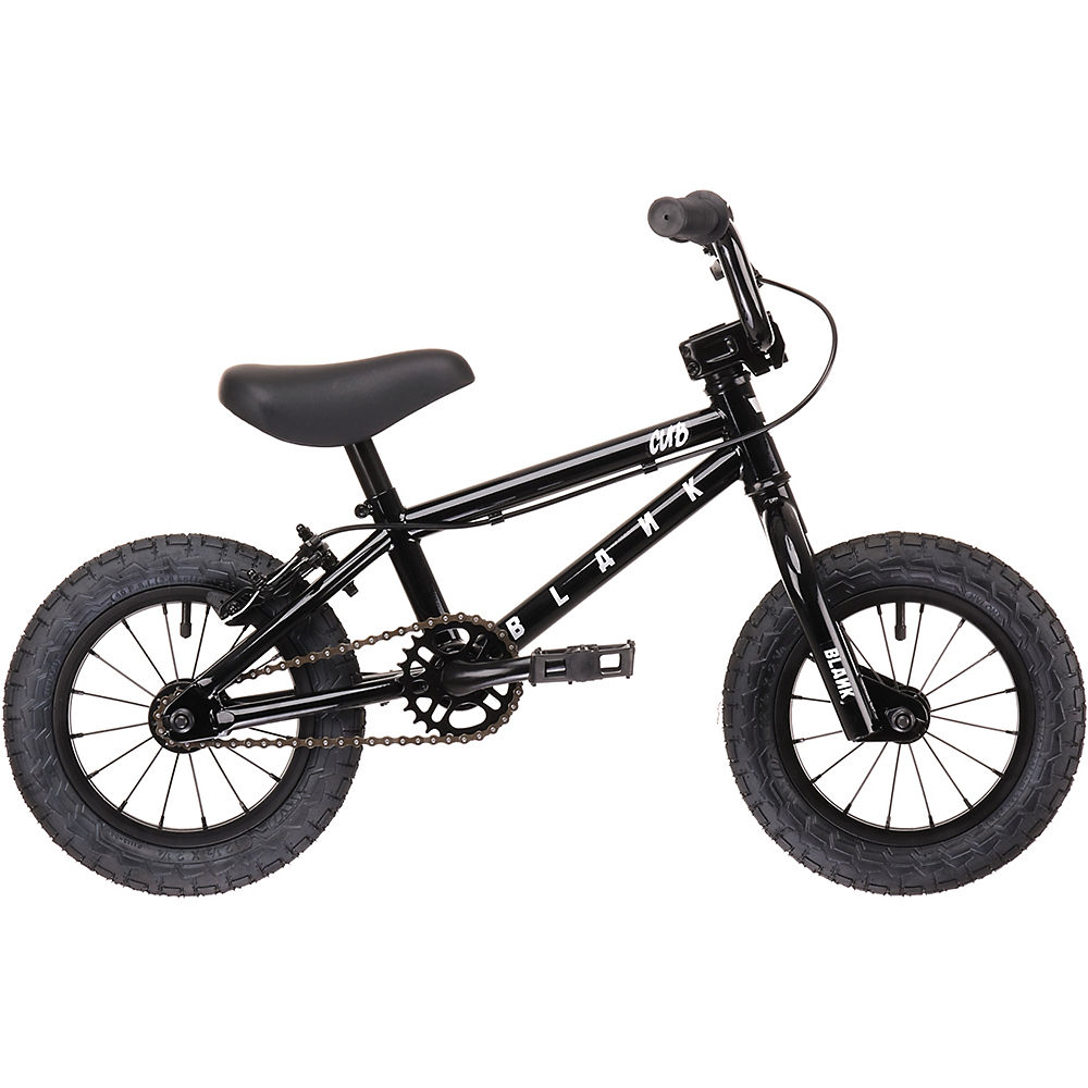 Blank Cub Kids BMX Bike - Black - 12", Black