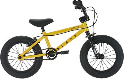 Blank Digit Kids BMX Bike - Gloss Yellow - 14", Gloss Yellow