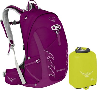 Osprey Tempest 20 Rucksack With Free Drysack 6L  - rosa - One Size, rosa