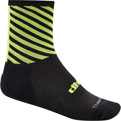 dhb Classic Thermal Sock 16cm - Pace - Black-Fluro - L/XL, Black-Fluro