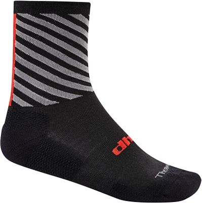 dhb Classic Thermal Sock 16cm - Pace - Noir-Gris - M/L, Noir-Gris