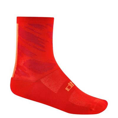 Calzini dhb Blok Swipe (16cm)  - rosso - L/XL, rosso
