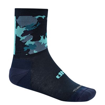 Calzini termici dhb Blok Strokes (18cm)  - blu - L/XL, blu