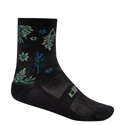 Calzini dhb Moda Alpine (16cm)  - nero - verde - S/M, nero - verde